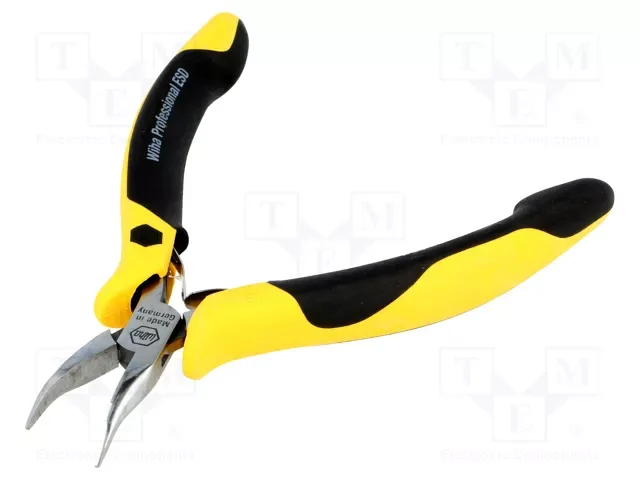 Աքցան Wiha Professional ESD բարակ քիթ կորաձև 45՛ 120 մմ (26802) 2
