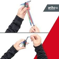 L-աձև բանալիների հավաքածու ErgoStar պահոցում Wiha 43850 3