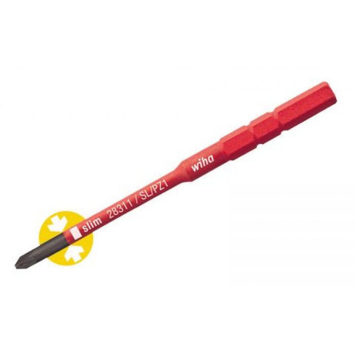 Բիթ Wiha slimBit electric, PlusMinus/Pozidriv SL/PZ1 ճ 75 մմ (34589) 3