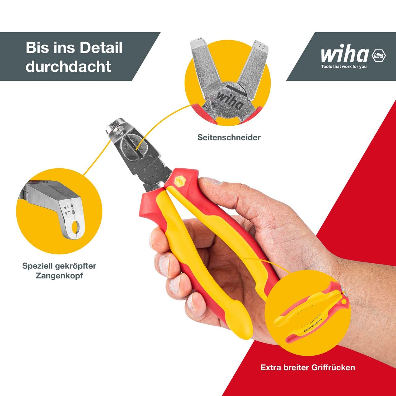Աքցան Wiha TriCut, Professional electric, 170 մմ (38853) 4
