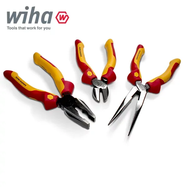 Աքցանների հավաքածու Wiha, Industrial electric, 3 հատ (38637)