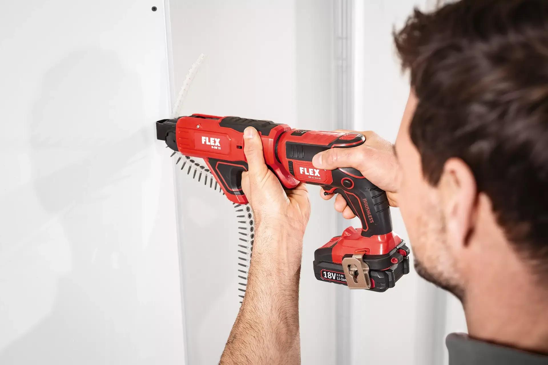 Անլար պտուտակահան՝ գիպսաստվարաթղթի FLEX DW 45 18.0-EC 3