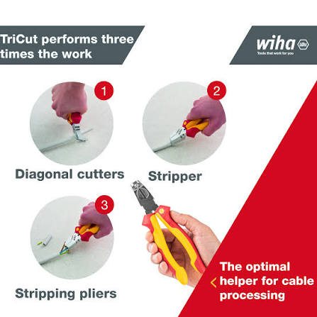 Աքցան Wiha TriCut, Professional electric, 170 մմ (38853) 3